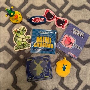 Dutch Bros Mini Charms Pack and stickers ! 🍀